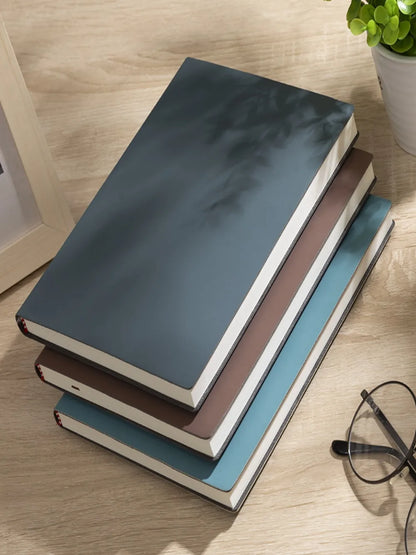 A5 PU Leather Notebook 120 Pages Desk Accessories Journal Office Stationery Waterproof