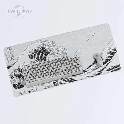 Black and White XXL Gaming Mouse Pad Desk Mat Non-Slip Available Sizes Office Smooth Surface