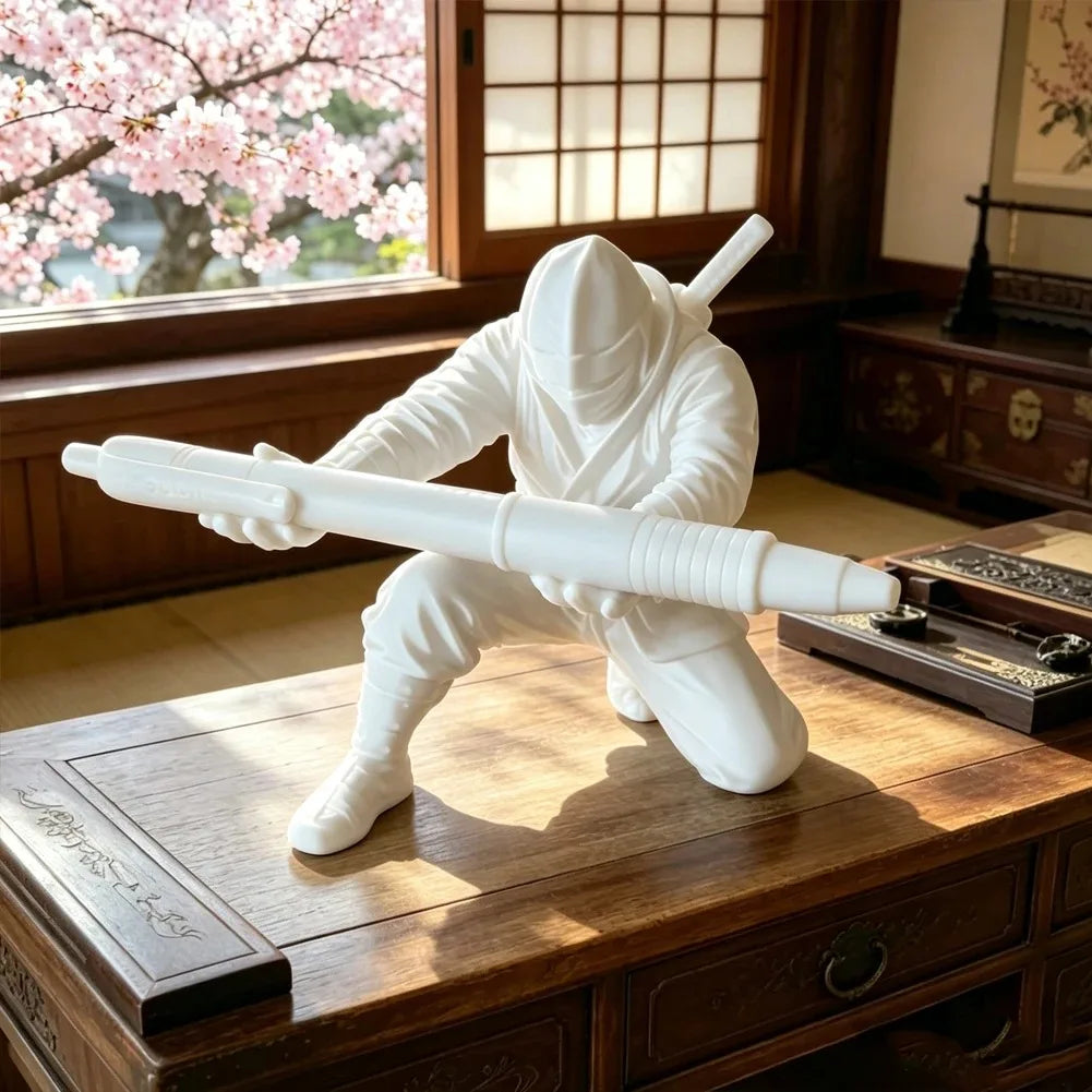 Samurai Pen Holder Desk Organizer Pencil Rack Stationery