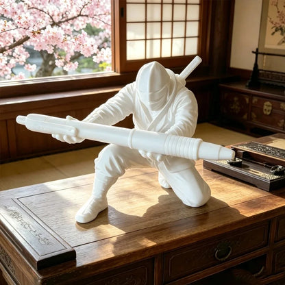 Samurai Pen Holder Desk Organizer Pencil Rack Stationery