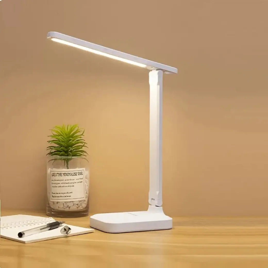 LED Desk Lamp – USB Touch Dimmable Eye Care Folding Reading Light