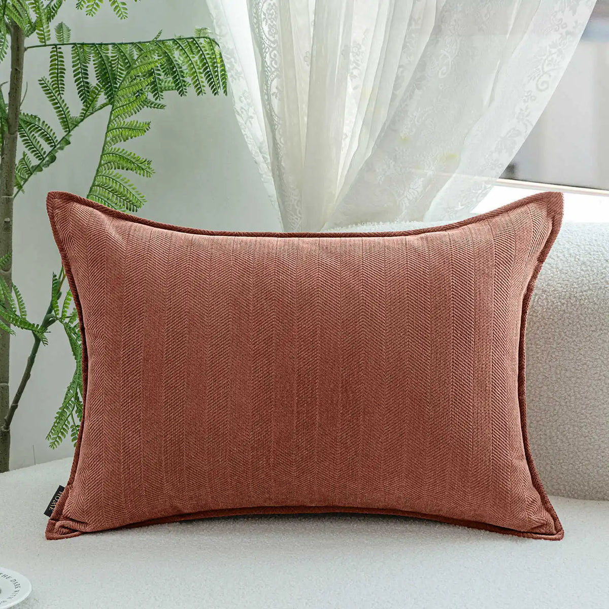 50x70/60x80/70x70CM Large Size Throw Pillow Cover Stripe Solid Waist Cushion Decor Home Decorative