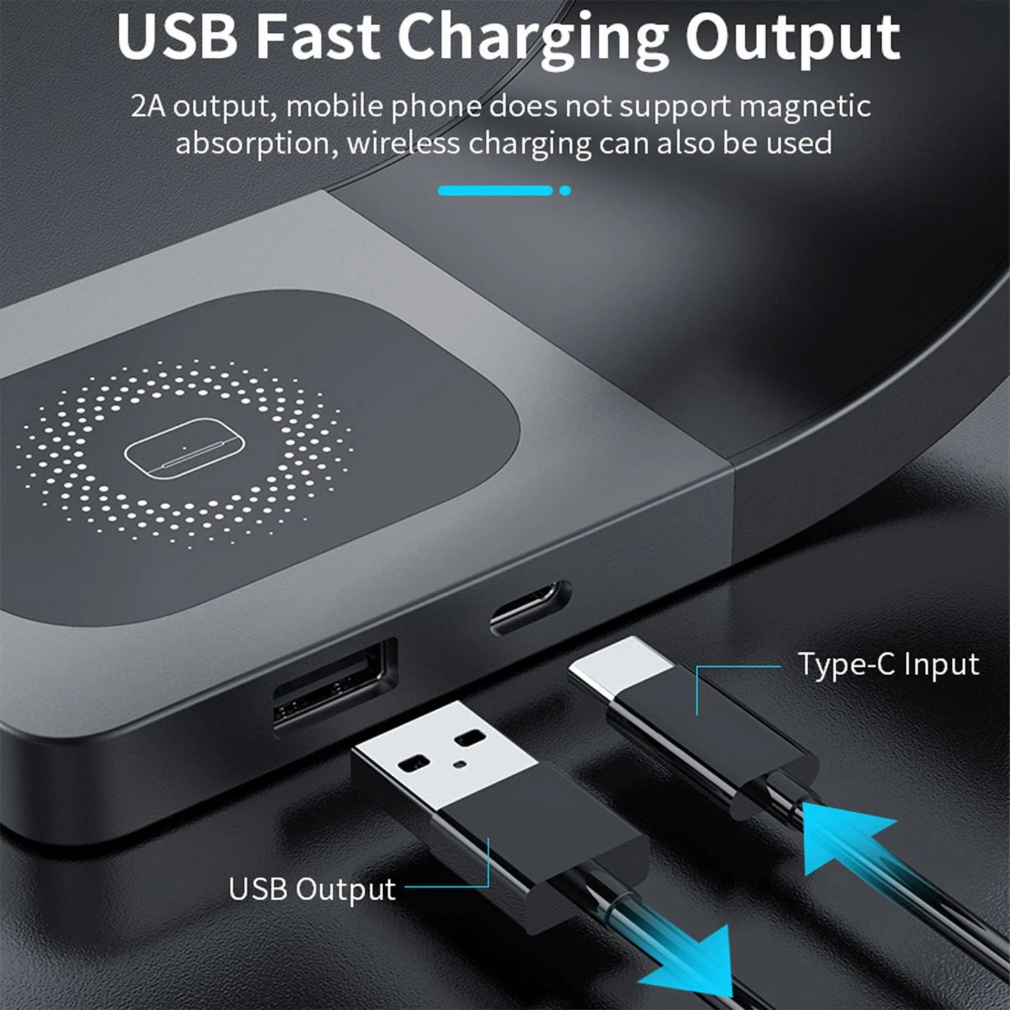 4-in-1 Metal Charging Stand