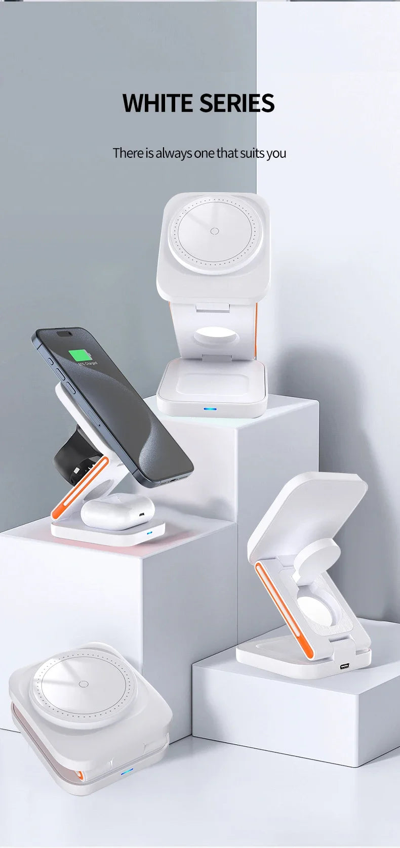 3-in-1 Foldable Charging Station