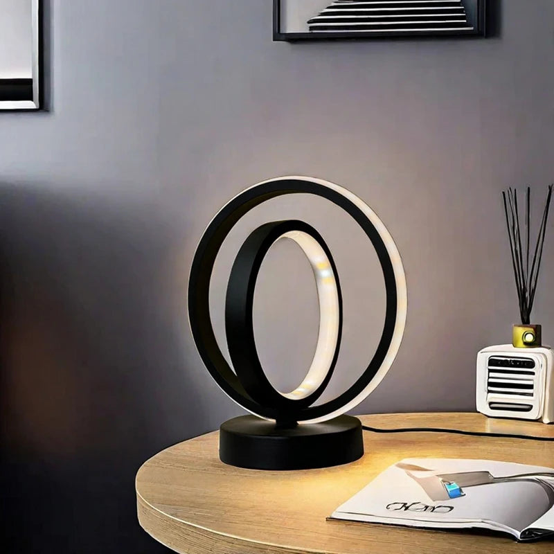 LED Aluminium Plug-In Desk Lamp – 3 Colour Touch Dimmer