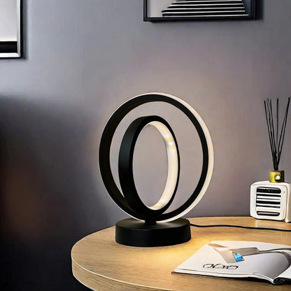 Aluminium LED Touch Desk Lamp Home Office Indoor Lighting Plug-In USB Rechargeable