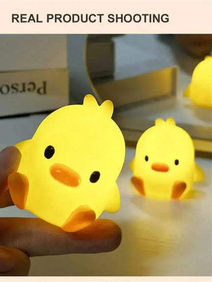 Duck LED Night Light Bedroom Lighting Kids Gifts Cute Design Sleep-Friendly