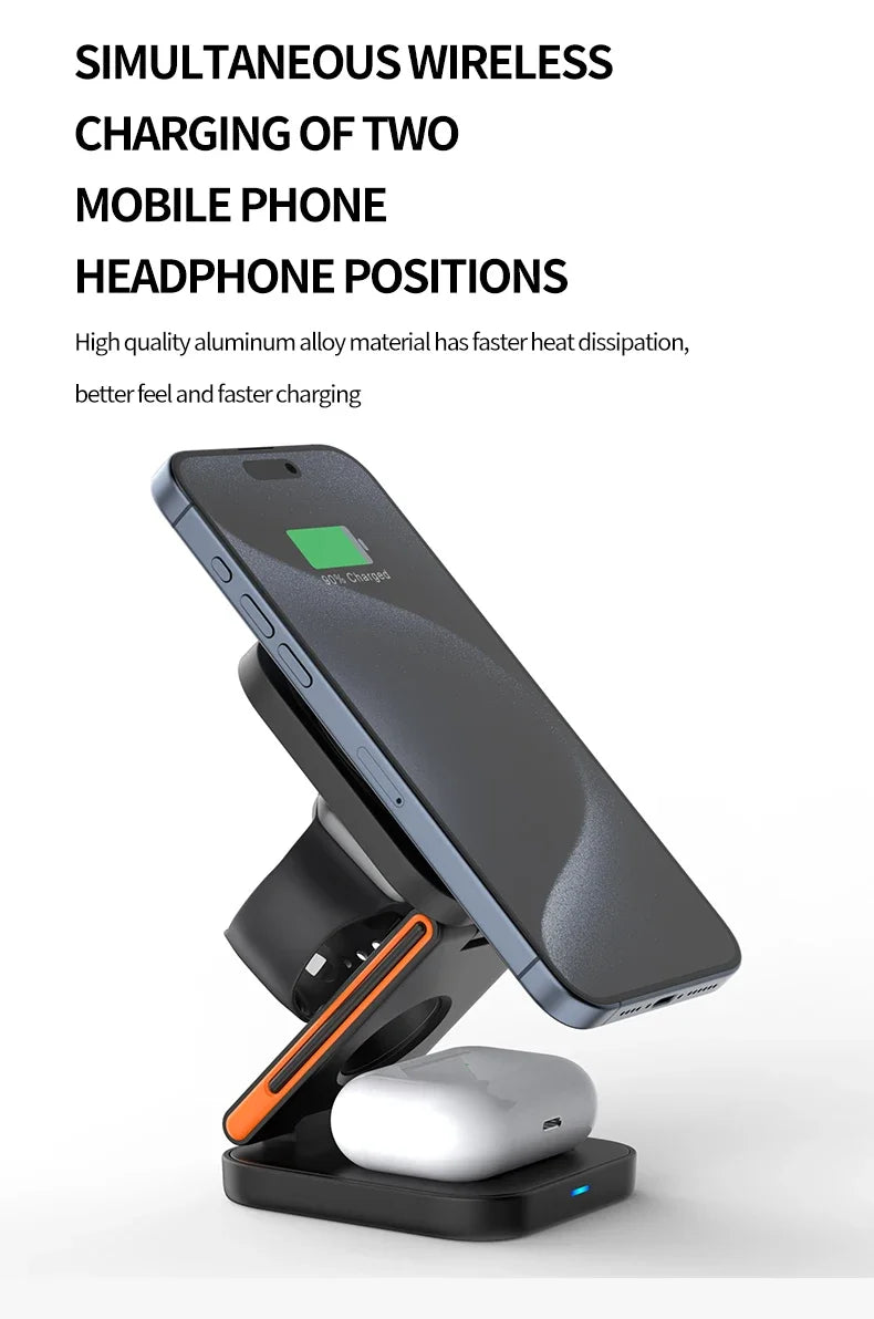 3-in-1 Foldable Charging Station