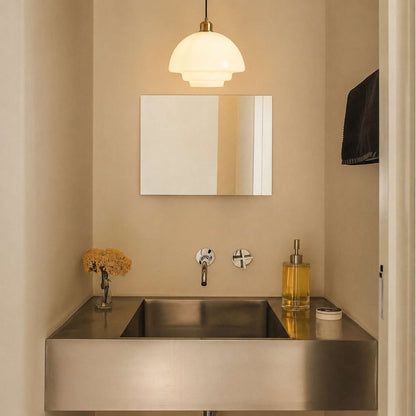 Nordic Glass Pendant Light 3-Colour LED Kitchen Dining Bedside