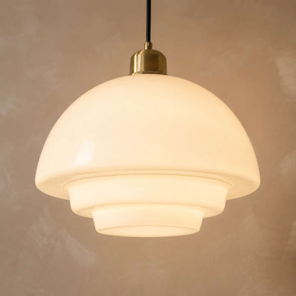 Nordic Glass Pendant Light 3-Colour LED Kitchen Dining Bedside