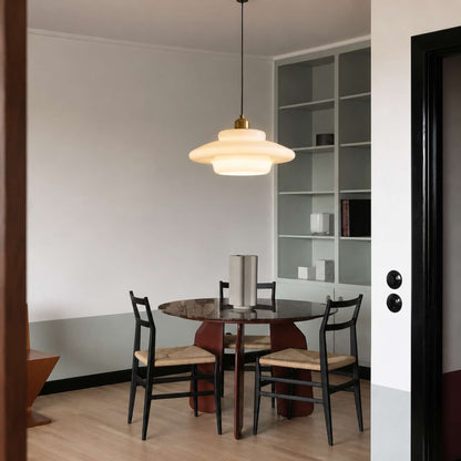 Nordic Glass Pendant Light 3-Colour LED Kitchen Dining Bedside