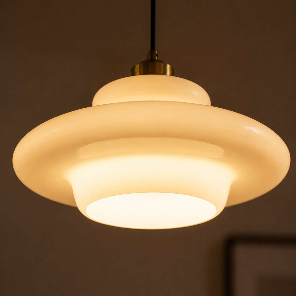 Nordic Glass Pendant Light 3-Colour LED Kitchen Dining Bedside