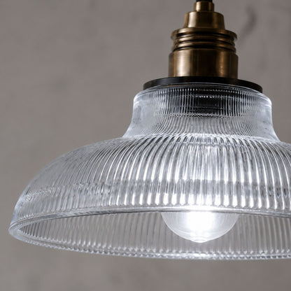 Nordic Vintage Coloured Glass Pendant Light Kitchen Dining Bar E27