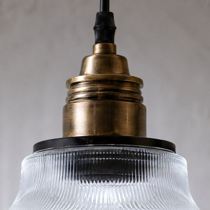 Nordic Vintage Coloured Glass Pendant Light Kitchen Dining Bar E27