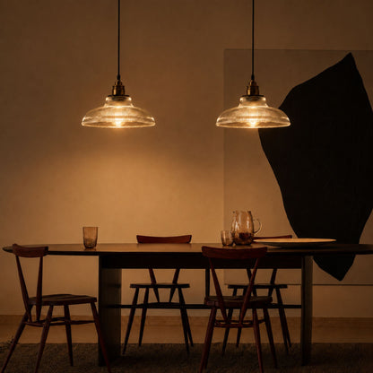 Nordic Vintage Coloured Glass Pendant Light Kitchen Dining Bar E27