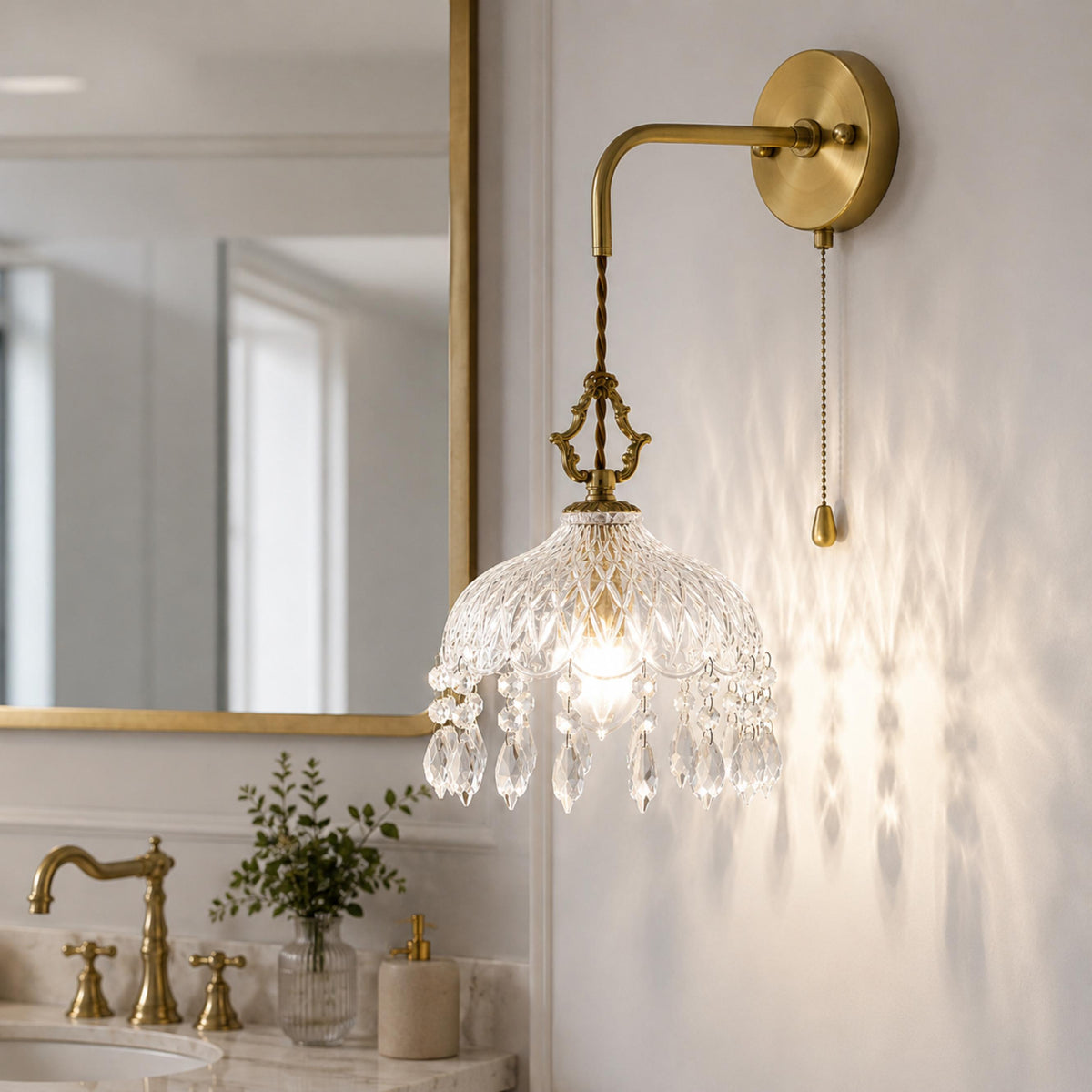 Vintage-Inspired Wall Light Copper Wall Sconce