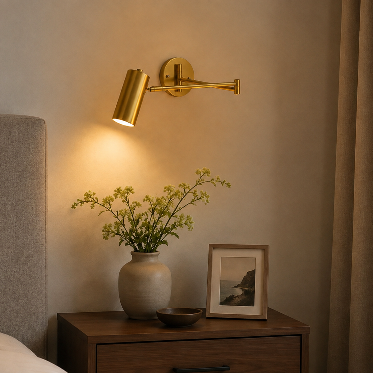 Industrial Wall Sconce Adjustable Arm LED Lighting