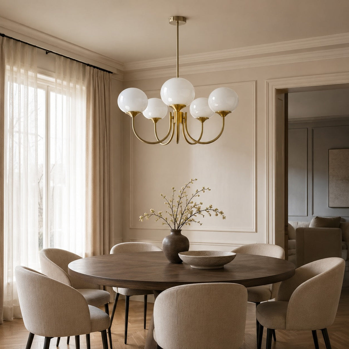 Sculptural Chandelier Pendant Light Fixture LED Hanging