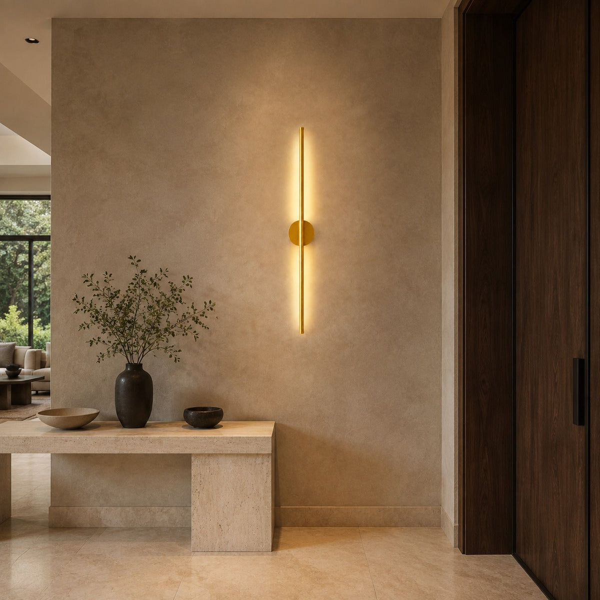 LED Tube Wall Sconce Wall Mounted Minimalist Light