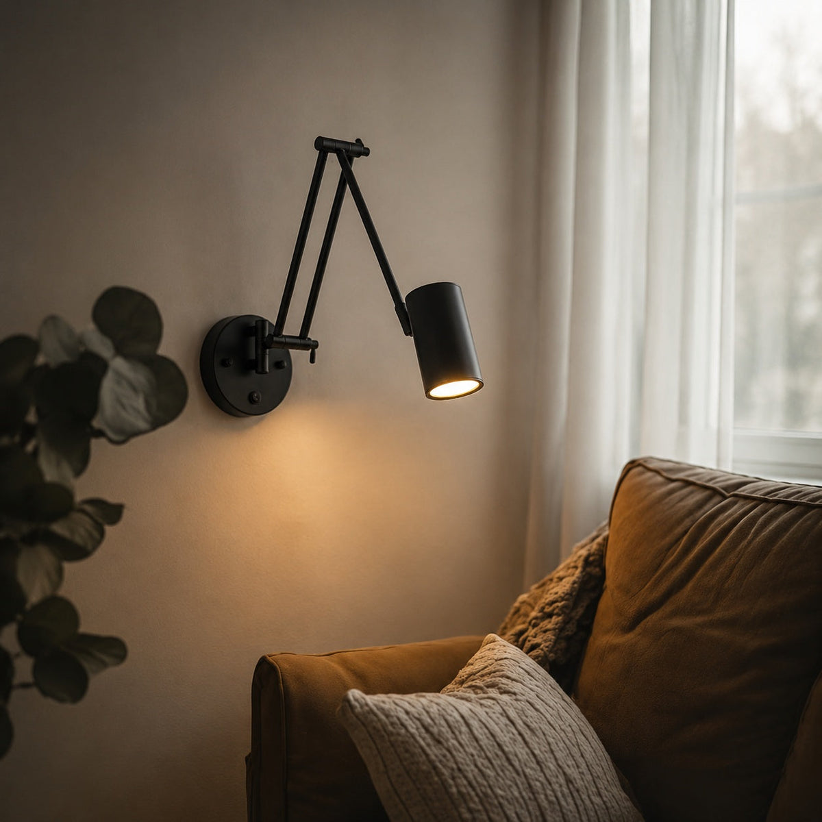 Industrial Wall Light Adjustable Sconce
