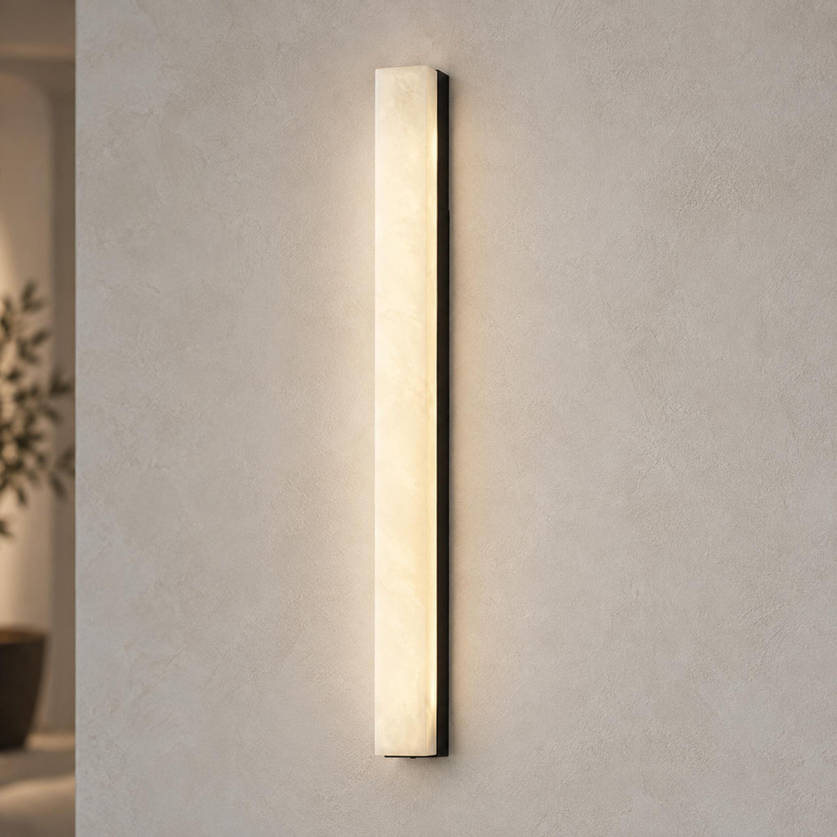 Alabaster Stone Wall Lamp LED Warm Sconce Wall Mounted
