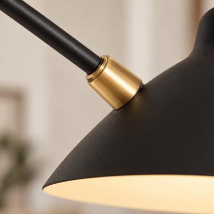 Adjustable Multi-Arm LED Flush Mount Ceiling Light Metal 3 or 6 Light