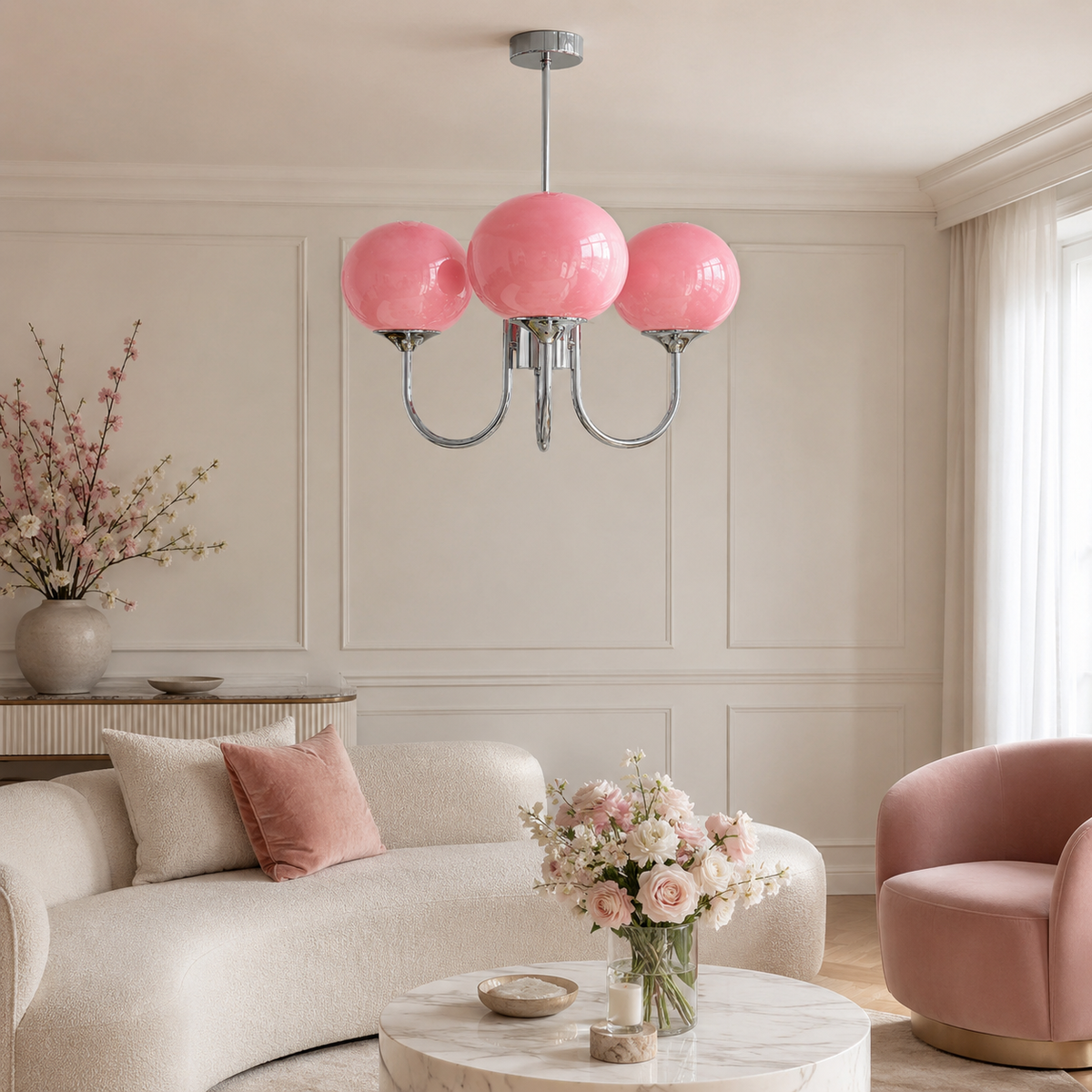 Sculptural Chandelier Pendant Light Fixture LED Hanging