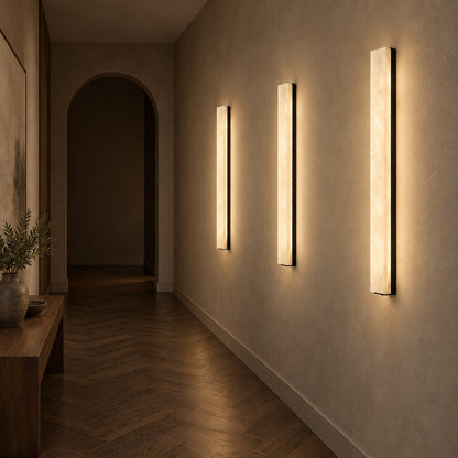 Alabaster Stone Wall Lamp LED Warm Sconce Wall Mounted