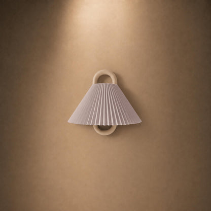 Minimalist Wall Light Wall Mounted Beech Wood Base