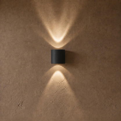 Modern Wall Light Waterproof Aluminum Up-and-Down LED Sconce for Indoor Outdoor Use