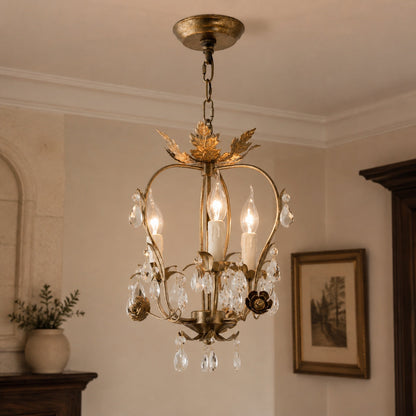 Crystal Chandelier Pendant Light Fixture LED Hanging