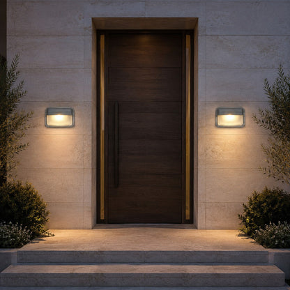 Modern Outdoor Wall Light Waterproof Aluminum LED Fixture for Patios Gardens Entryways
