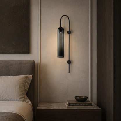 Glass Shade Wall Light Wall Mounted Dimmable LED Sconce