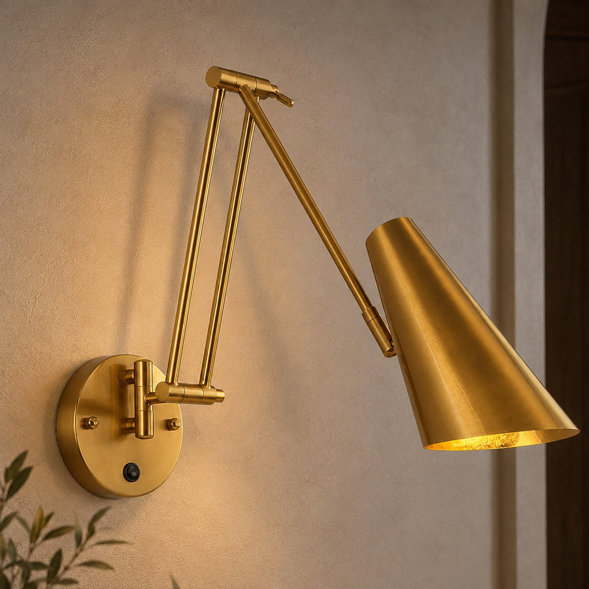 Industrial Wall Light Adjustable Sconce