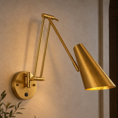 Industrial Wall Light Adjustable Sconce