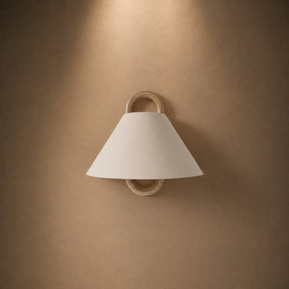 Minimalist Wall Light Wall Mounted Beech Wood Base