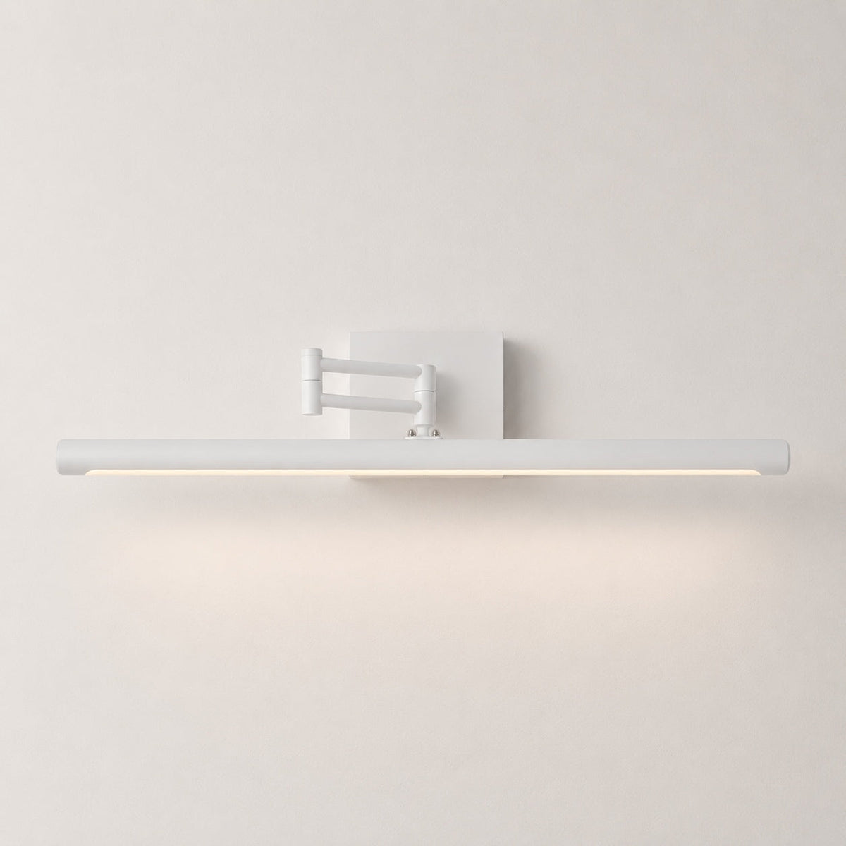 Swing Arm LED Vanity Light 20W Matte Black or White Makeup Mirror Light