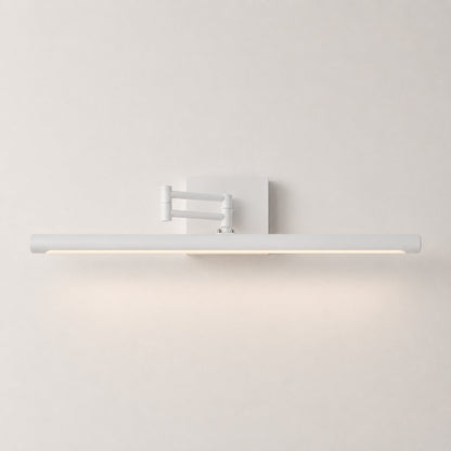 Swing Arm LED Vanity Light 20W Matte Black or White Makeup Mirror Light