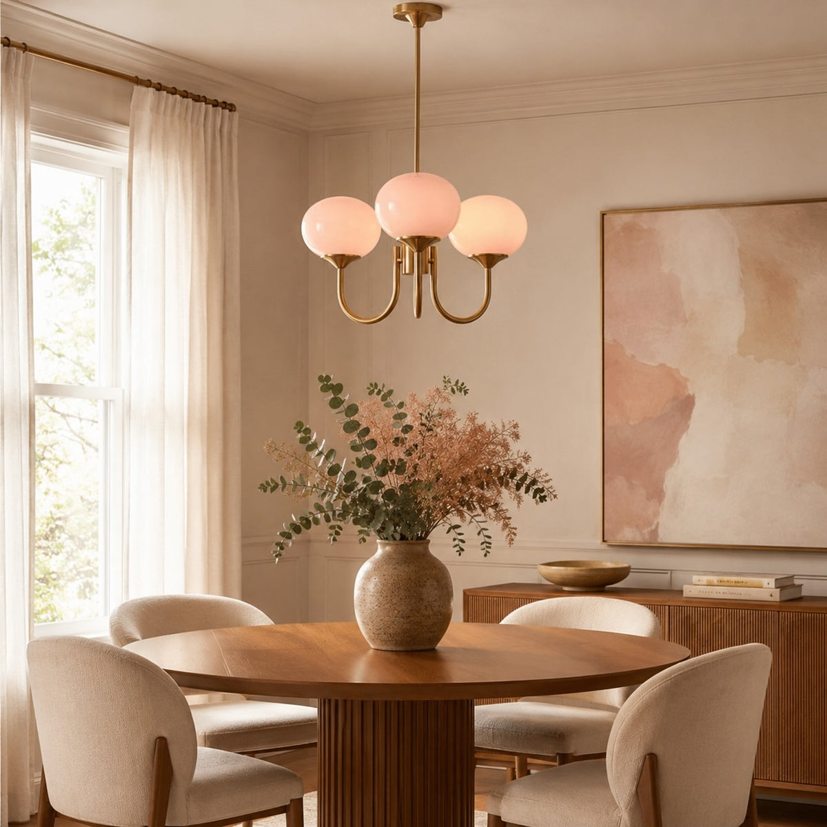 Sculptural Chandelier Pendant Light Fixture LED Hanging