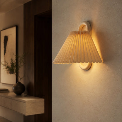 Minimalist Wall Light Wall Mounted Beech Wood Base