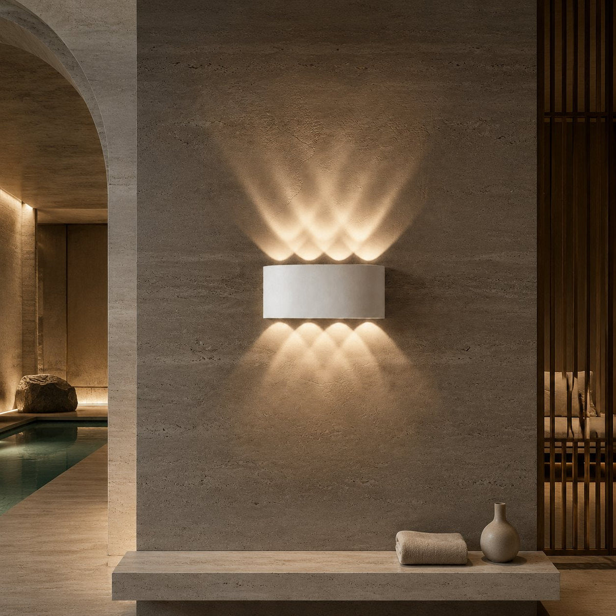Waterproof Aluminium Up & Down Wall Light LED Outdoor