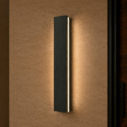 Minimalist Outdoor Wall Light Wall Mounted Aluminum LED Adjustable Color Temperature Weather-Resistant