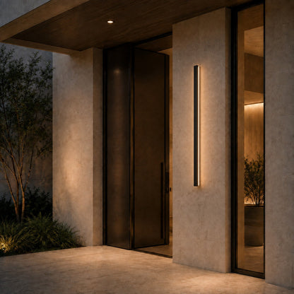 Minimalist Outdoor Wall Light Wall Mounted Aluminum LED
