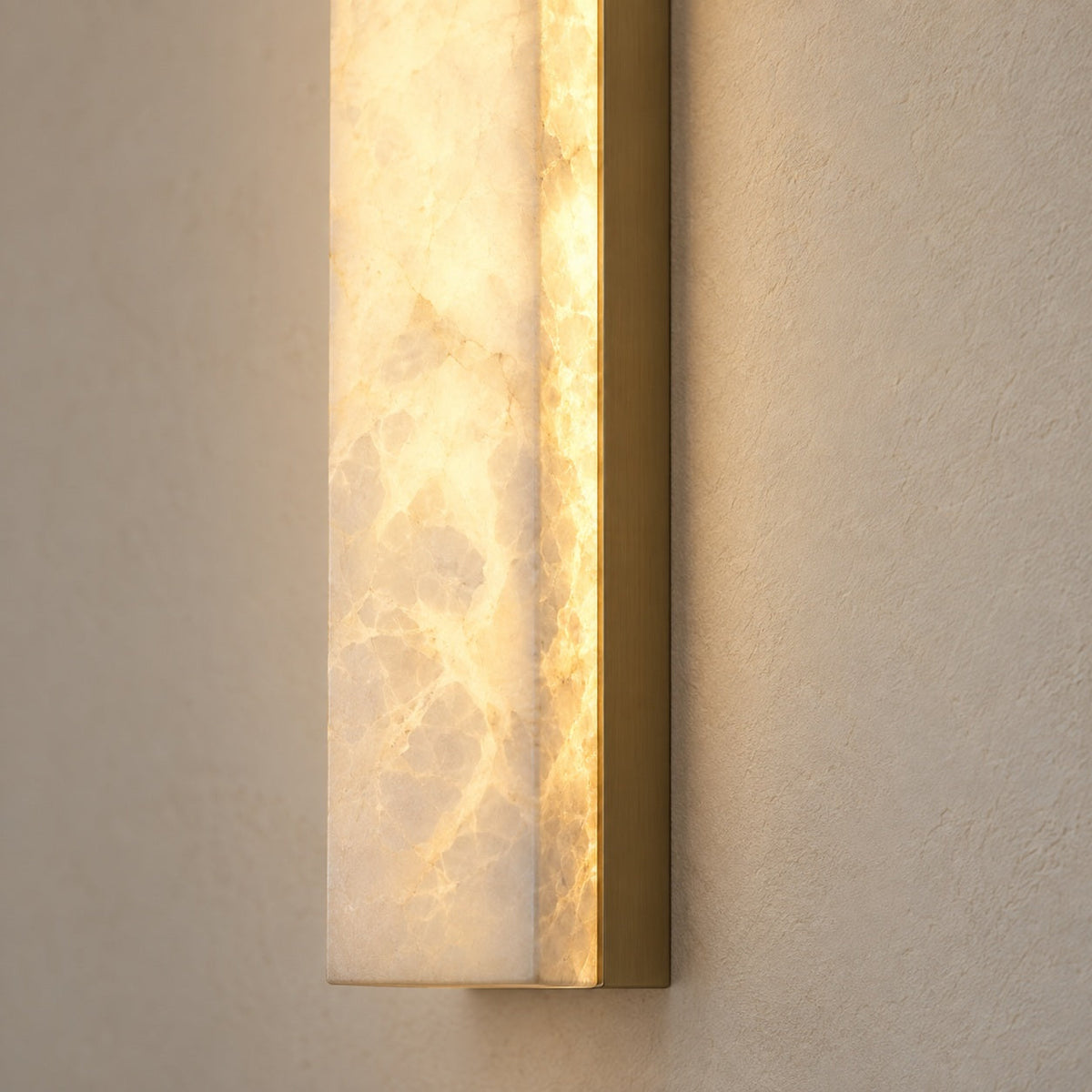 Alabaster Stone Wall Lamp LED Warm Sconce Wall Mounted