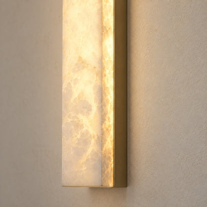 Alabaster Stone Wall Lamp LED Warm Sconce Wall Mounted