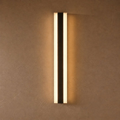 Modern Outdoor Wall Light Black Metal Wall Mounted LED Weatherproof Adjustable