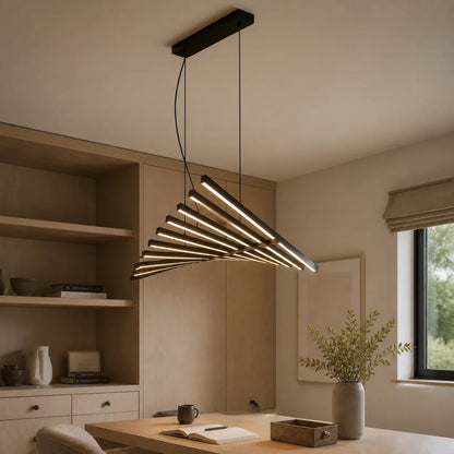 DNA Helix LED Chandelier Dimmable Modern Dining Living Statement