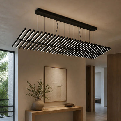 DNA Helix LED Chandelier Dimmable Modern Dining Living Statement