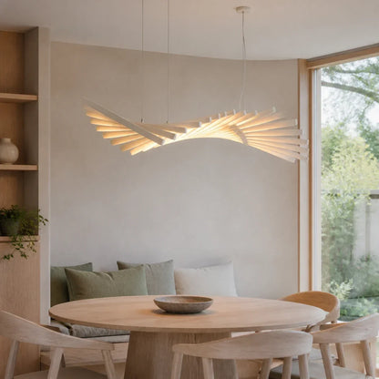 DNA Helix LED Chandelier Dimmable Modern Dining Living Statement
