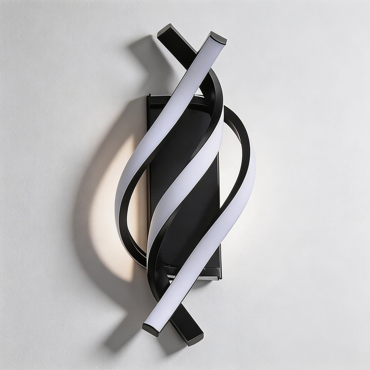 Spiral Metal Wall Sconce LED Wall Light Sculptural